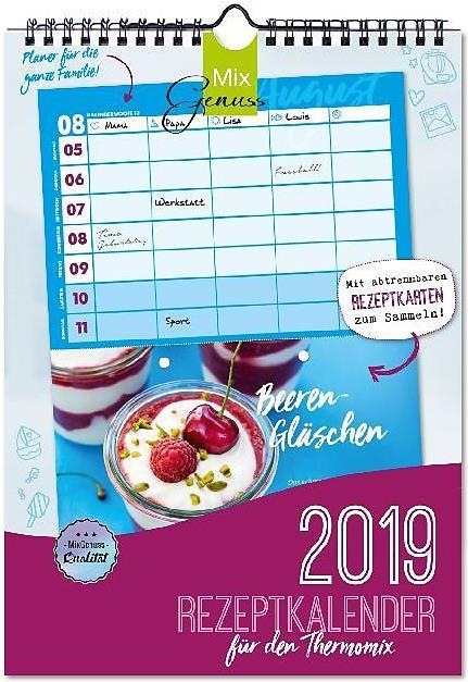 Produktbild MixGenuss REZEPTKALENDER 2019 für den Thermomix® (Deutsch)