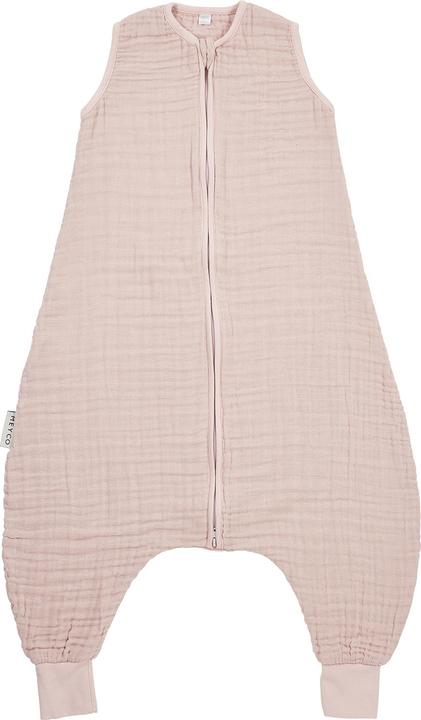 Produktbild Meyco Baby Uni baby sommer schlafoverall jumper - pre-washed musselin - soft pink - 80cm (80 cm, 0.5 TOG, Sommer)
