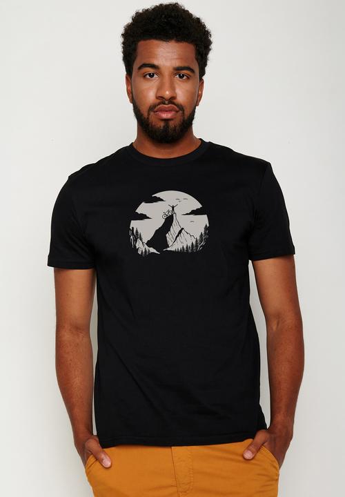 Actual product image Greenbomb T-Shirt Nature Clouds Ride (S)