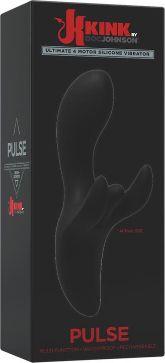 Actual product image Doc Johnson Pulse Ultimate 4 Motor Silicone Vibrator