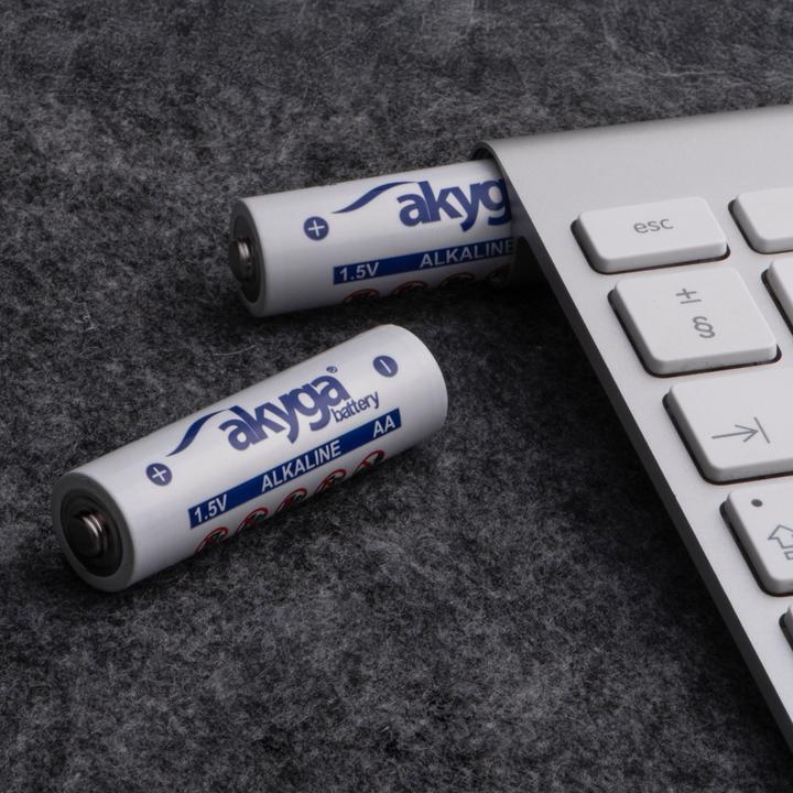 Actual product image Akyga AAA LR03 Mignon (AA)-Batterie Alkali-Mangan 1300 mAh 1.5 V 4 St. (4 pcs., AAA, 1300 mAh)