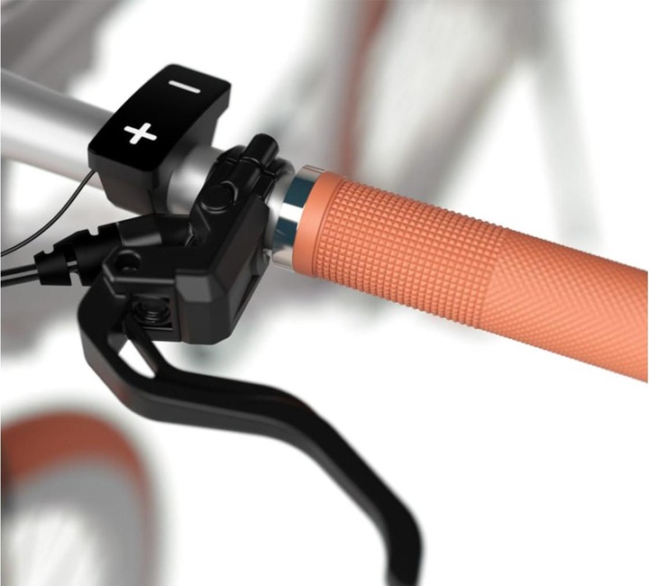 Actual product image Sharp E-Bike RS08E-S Silver, age recommendation from: 12