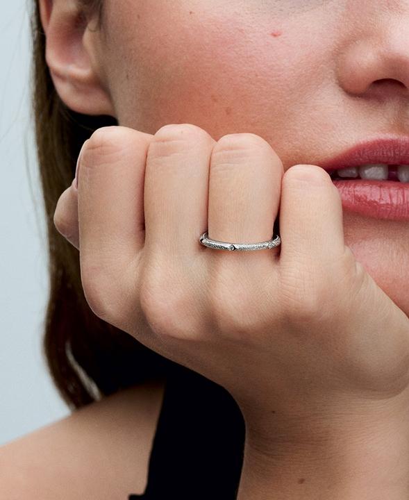 Produktbild Pandora ME Struktur & Steine Ring (60, 925 Silber)