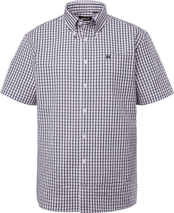 Immagine prodotto Men+ Karohemd, Halbarm, Seersucker, Buttondown-Kragen, Comfort Fit (XXL)