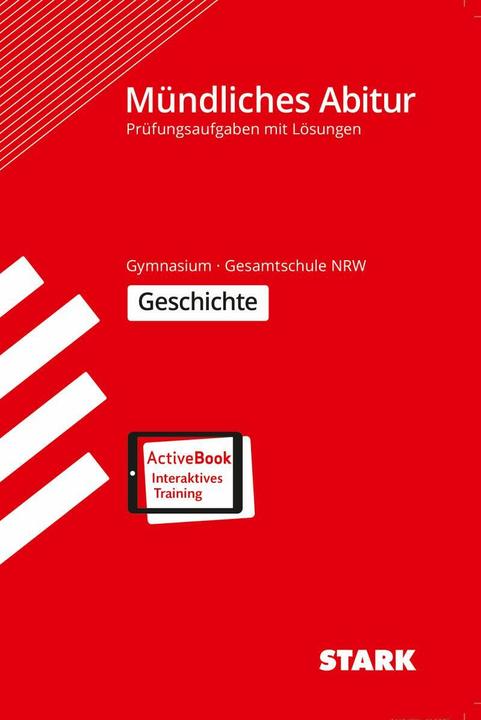 Produktbild Mündliche Abiturprüfung NRW - Geschichte (Deutsch, 2023)