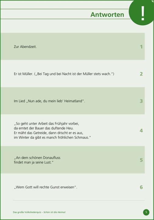 Produktbild Schön ist die Heimat... Raten und Singen (Deutsch, Karl Mangei, 2018)