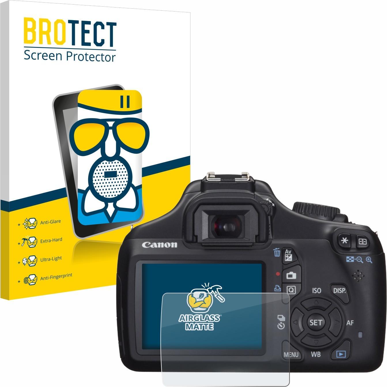 BROTECT Schutzglas Schutzfolie Glas Folie Displayschutz matt (Displayschutz, EOS 1100D), Kameraschutz