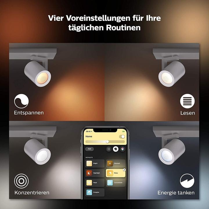 Actual product image Philips Hue Argenta Base BT (350 lm, GU10)