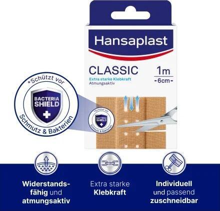 Actual product image Hansaplast 10 plasters CLASSIC beige (10x)