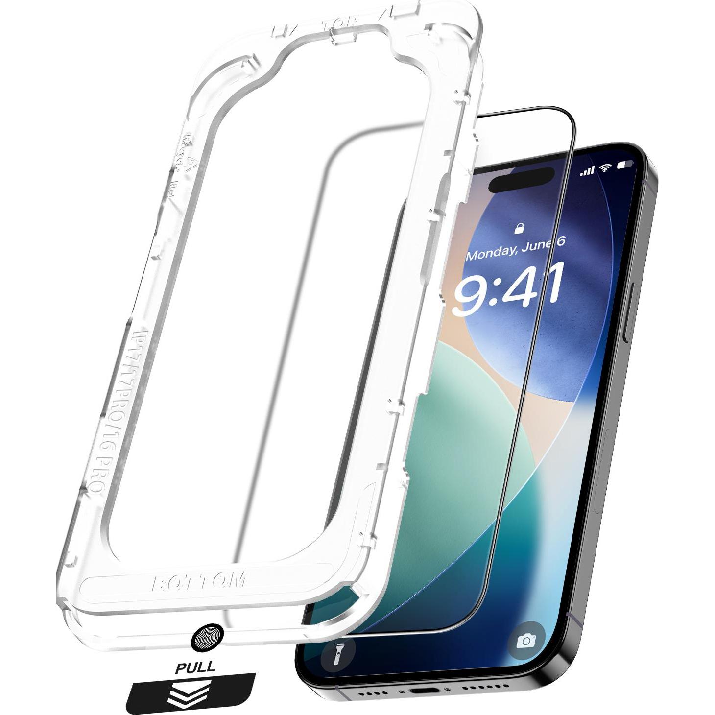 Nevox NEVOGLASS 3D - iPhone Air 6.6" (Apple iPhone Air), Pellicola protettiva smartphone, Trasparente