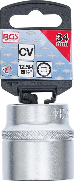 Immagine prodotto BGS Bussola a 12 punte con attacco da 12,5 mm (1/2") | 34 mm (34 mm)