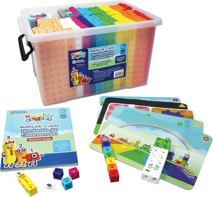 Actual product image Learning Resources Cubes Number Blocks - XL Class set