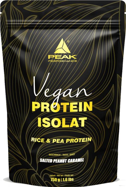 Image du produit Peak Ice Works Isolat de protéines végétalien (Caramel d'arachide salé au caramel, 1 x, 750 g)
