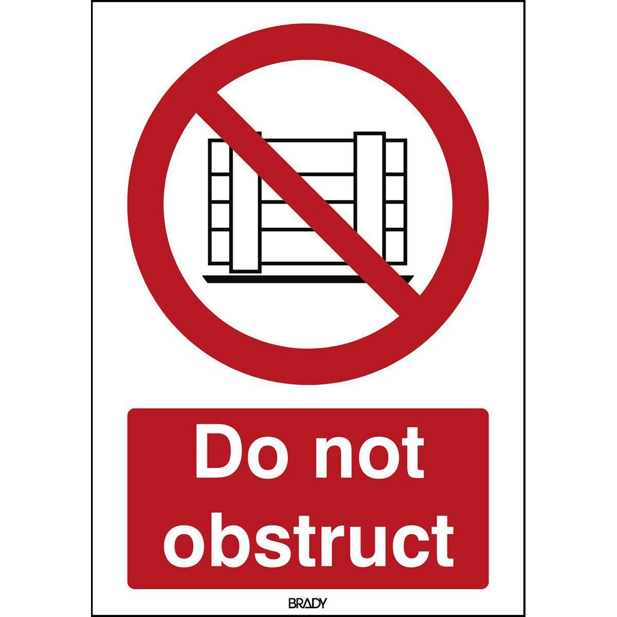 Brady, Etiketten, ISO Safety Sign - Do not