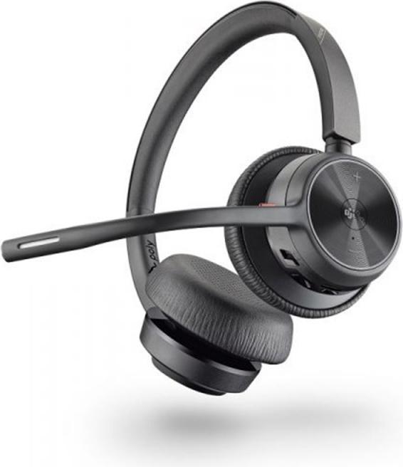 Produktbild Poly Voyager 4320 MS Teams Wireless Headset, Bluetooth, USB-A, +BT700 dongle, Black (Kabellos, USB-A)