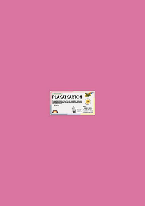Actual product image Folia Bringmann poster board 48x68cm 10 sheets old pink,380g (380 g/m², 10x)