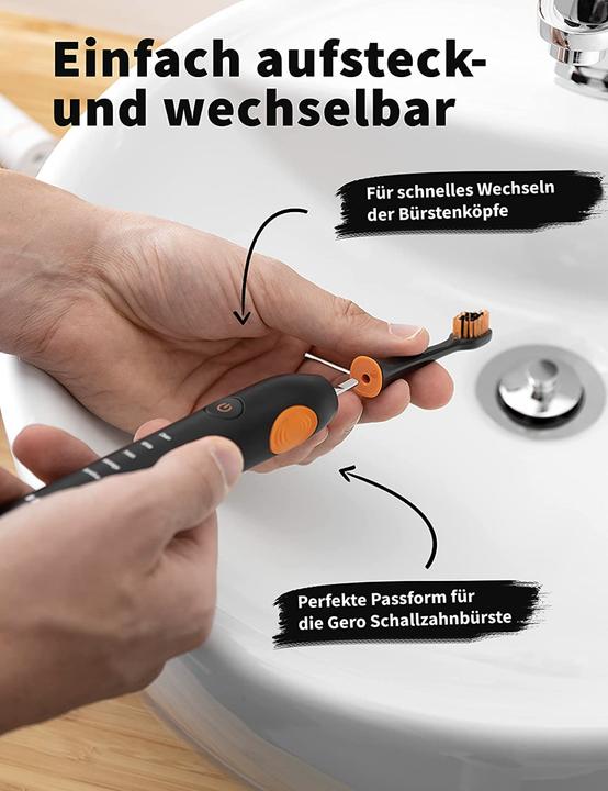Actual product image Zahnheld Interchangeable heads Medio Mini (3 x)