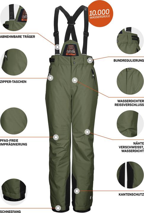Immagine prodotto Killtec Boy's KSW 214 Ski Pants (176)
