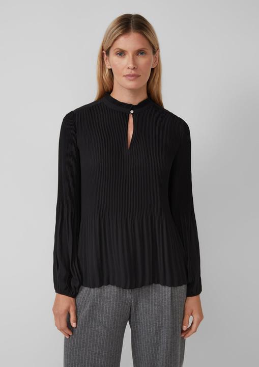Immagine prodotto s.Oliver Bluse Plissierte Bluse aus Crêpe mit Stehkragen (48)