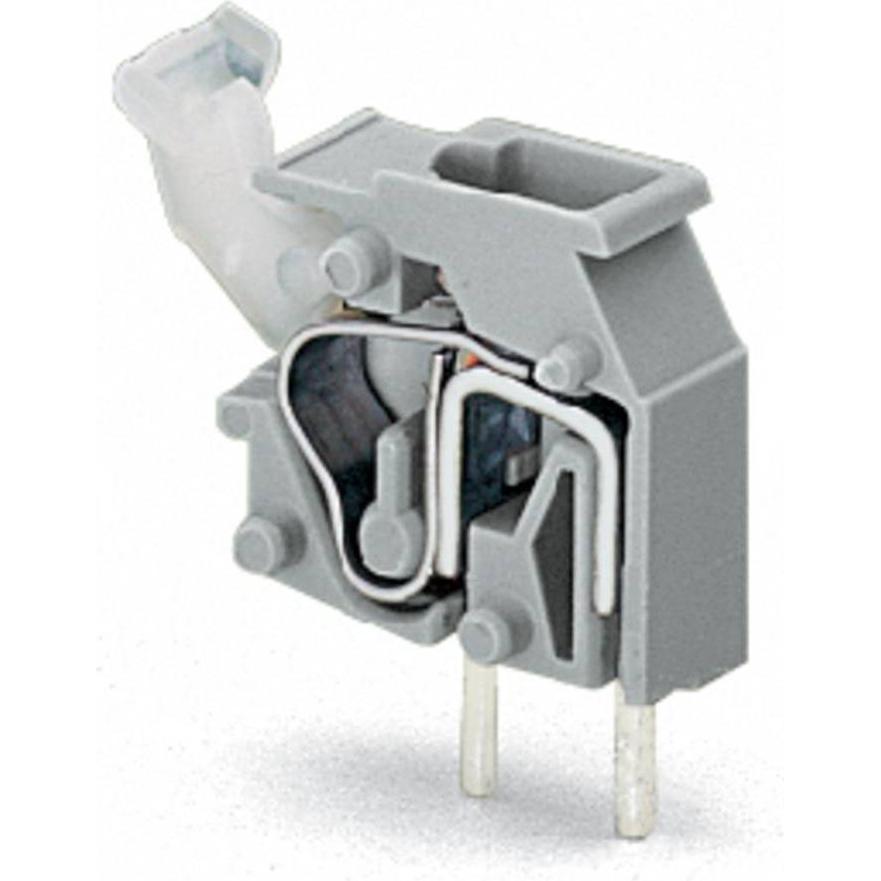 Wago Morsetto singolo, Cavo + Spina elettrica, Grigio