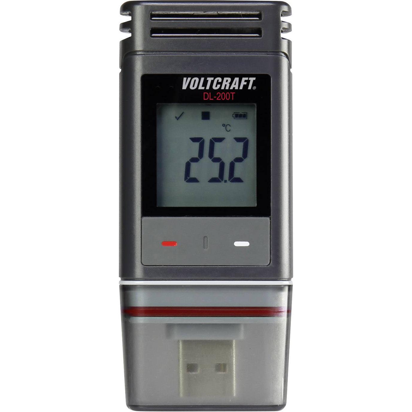 Voltcraft Data Logger di temperatura DL-200T (Termometro), Misurazione