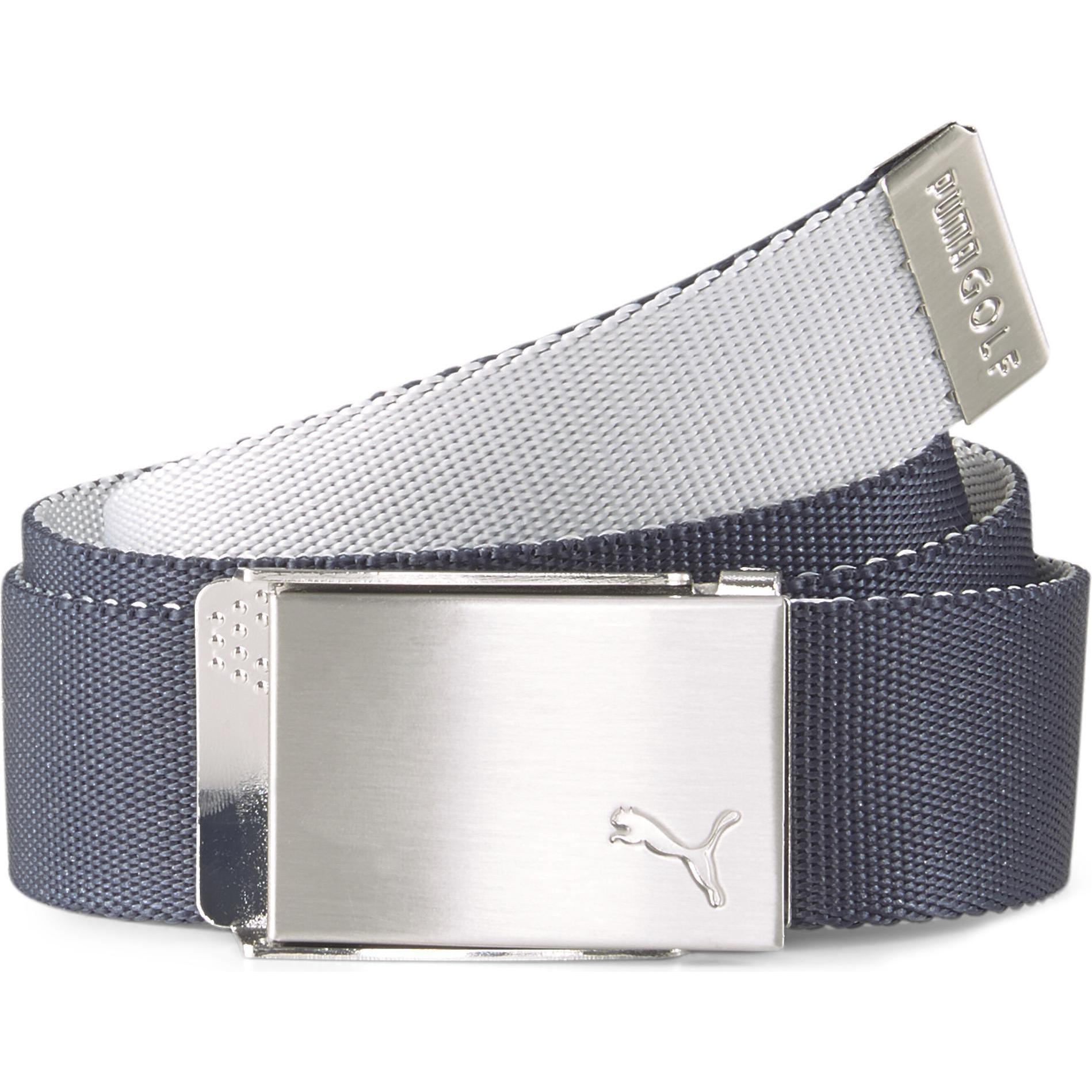 Puma, Herren, Gürtel, Reversible Web Belt, Blau, (One Size)