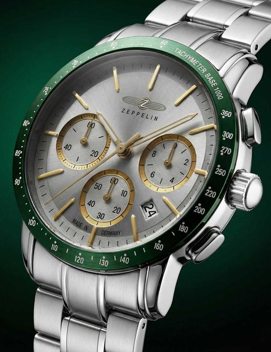 Produktbild Zeppelin New York 8878MB5 Uhr Quarz 42mm (Analoguhr, Chronograph, 42 mm)