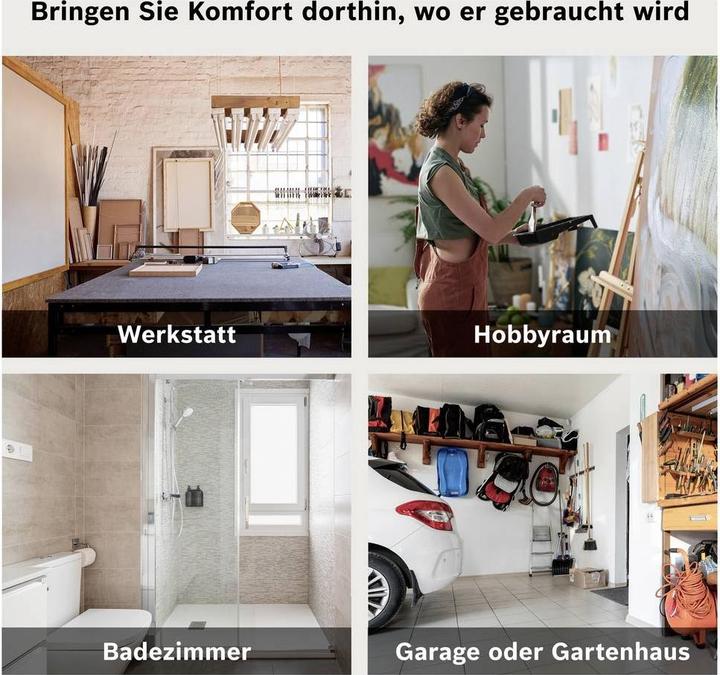 Image du produit Bosch Hausgeräte Heat Convector HC 4000-20 Thermotechnik Heat Convector HC 4000- (2000 W)