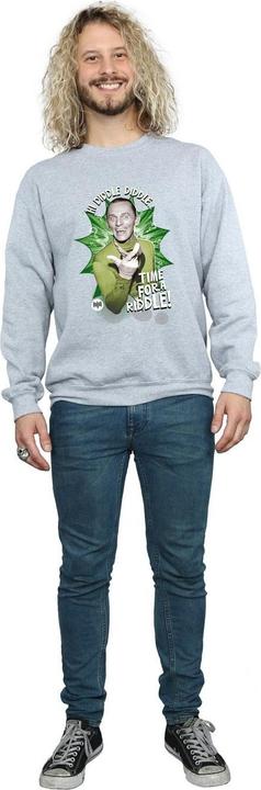 Produktbild Batman TV Serie The Riddler Zeit ein Rätsel Baumwolle Sweatshirt (3XL)