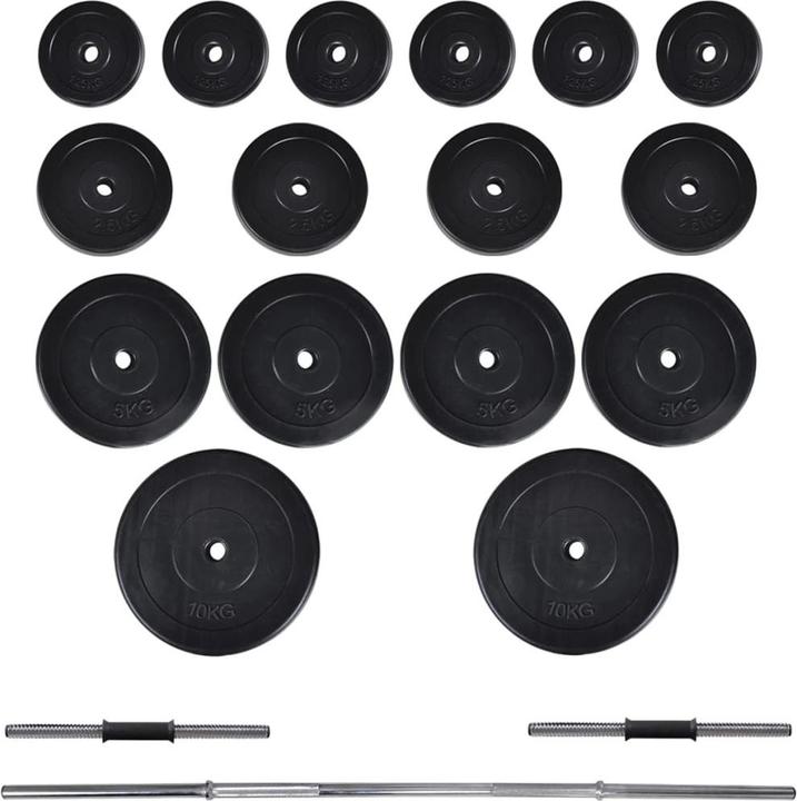 Actual product image vidaXL Langhantelständer