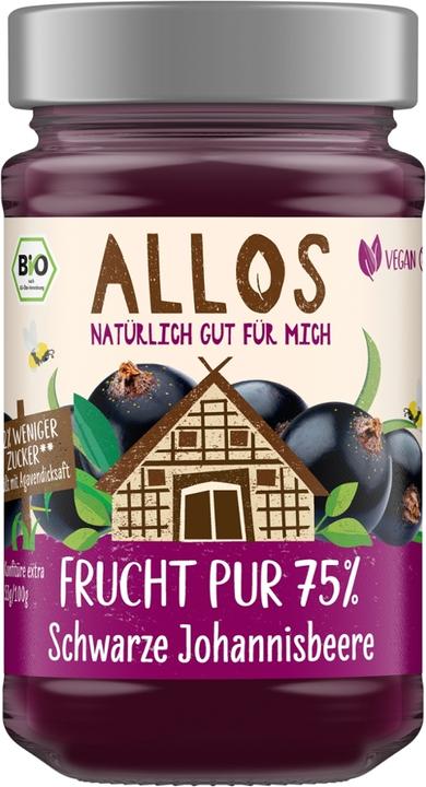 Actual product image Allos Fruit Spread Black Currant (250 g)