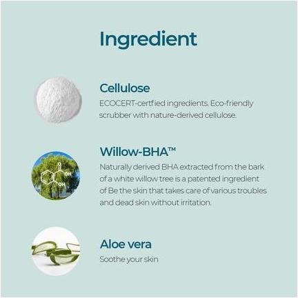 Actual product image Be The Skin BHA+ Pore Zero 30 Second Exfoliator 3.52oz 100g (Facial cleansing wipes)