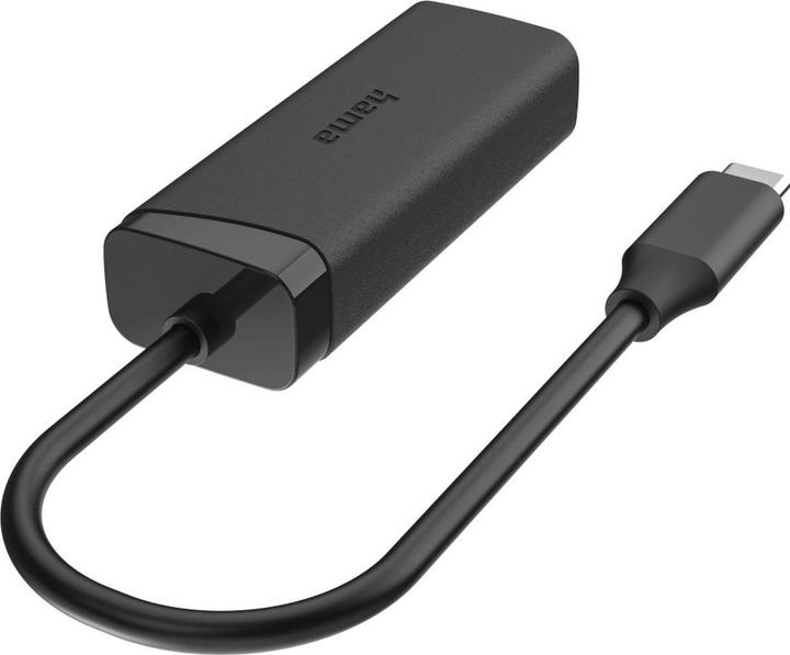 Immagine prodotto Hama Netzwerk-Adapter, USB-C-Stecker - LAN/Ethernet-Buchse, 2,5 Gigabit Ethernet (USB 3.0, USB-C)