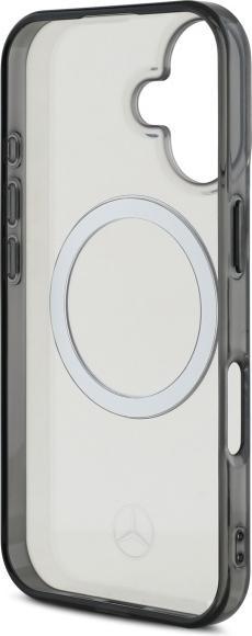 Actual product image Mercedes MEHMP16S23HUOKC iPhone 16 6.1" transparent hardcase Printed logo MagSafe (Apple iPhone 16)