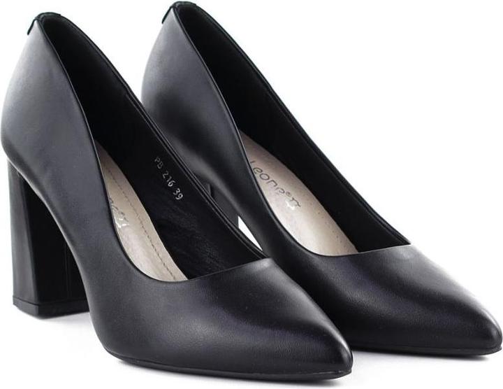 Produktbild Leone Black pumps with pointed toe, black Sergio PB216 (38)