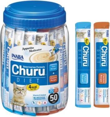 Immagine prodotto Inaba Churu Diet Pollo e Tonno - bocconcini per gatti - 50x14 g (Adulto, 50 pz., 50 g)