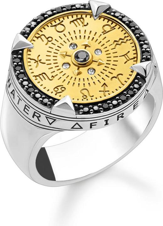 Immagine prodotto Thomas Sabo Elementi della natura anello d'oro (48, 925 Argento)