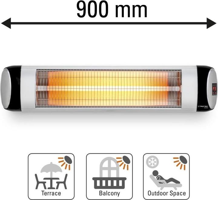 Immagine prodotto Trotec Riscaldatore a infrarossi al quarzo IR 2570 S, Nome: Riscaldatore IR 2570 S, Dimensioni
