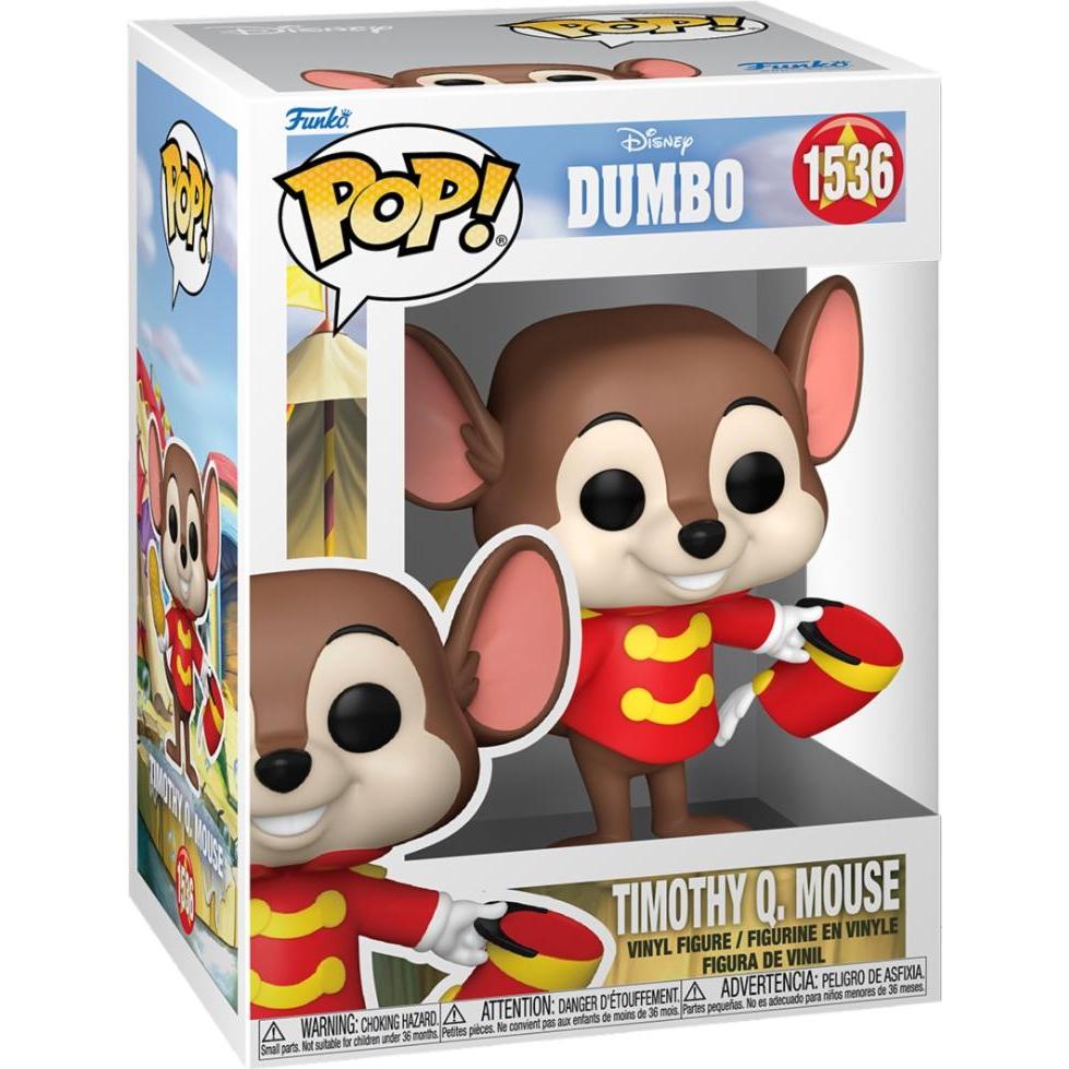 Thumbnail - Funko Dumbo POP! Disney Vinyl Figur Timothy Q.Mouse 9 cm
