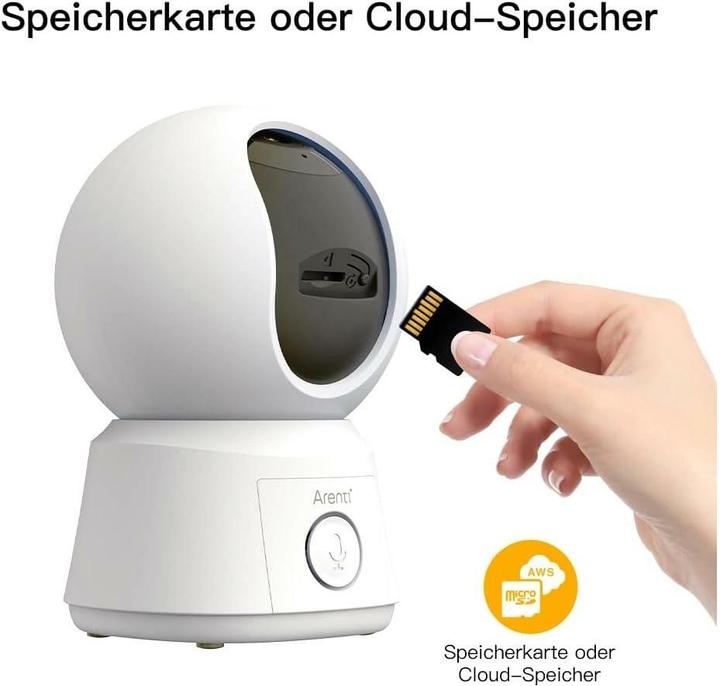 Image du produit Arenti Kit Alnanny BC12S (Babyphone Audio, Vidéo et audio, 100 m)