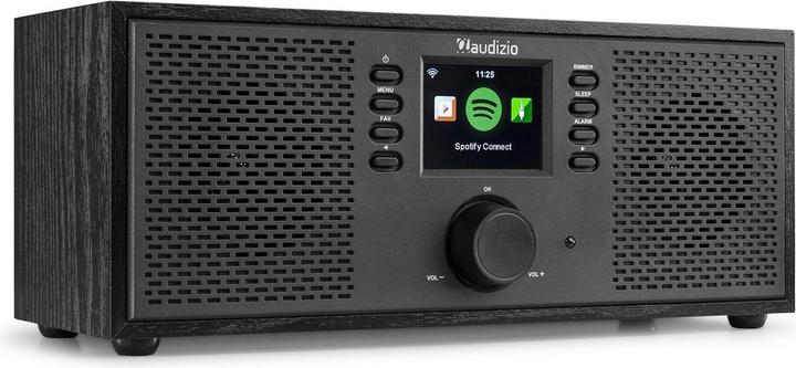 Actual product image Audizio Internet Radio Rimini Black (Internet radio, Bluetooth)