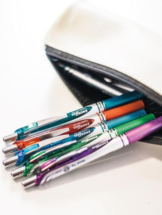Image du produit Pentel Stylo-gel EnerGel Xm (Vert, Argent, 1 x)