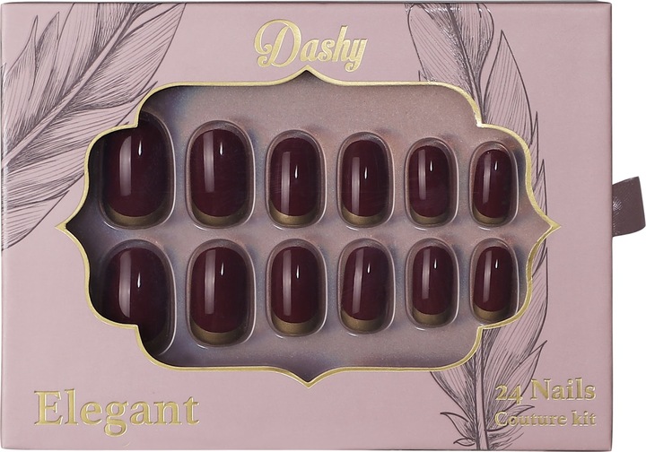 Produktbild Dashy Nails - Elegant (Kunstnägel, Burgund)