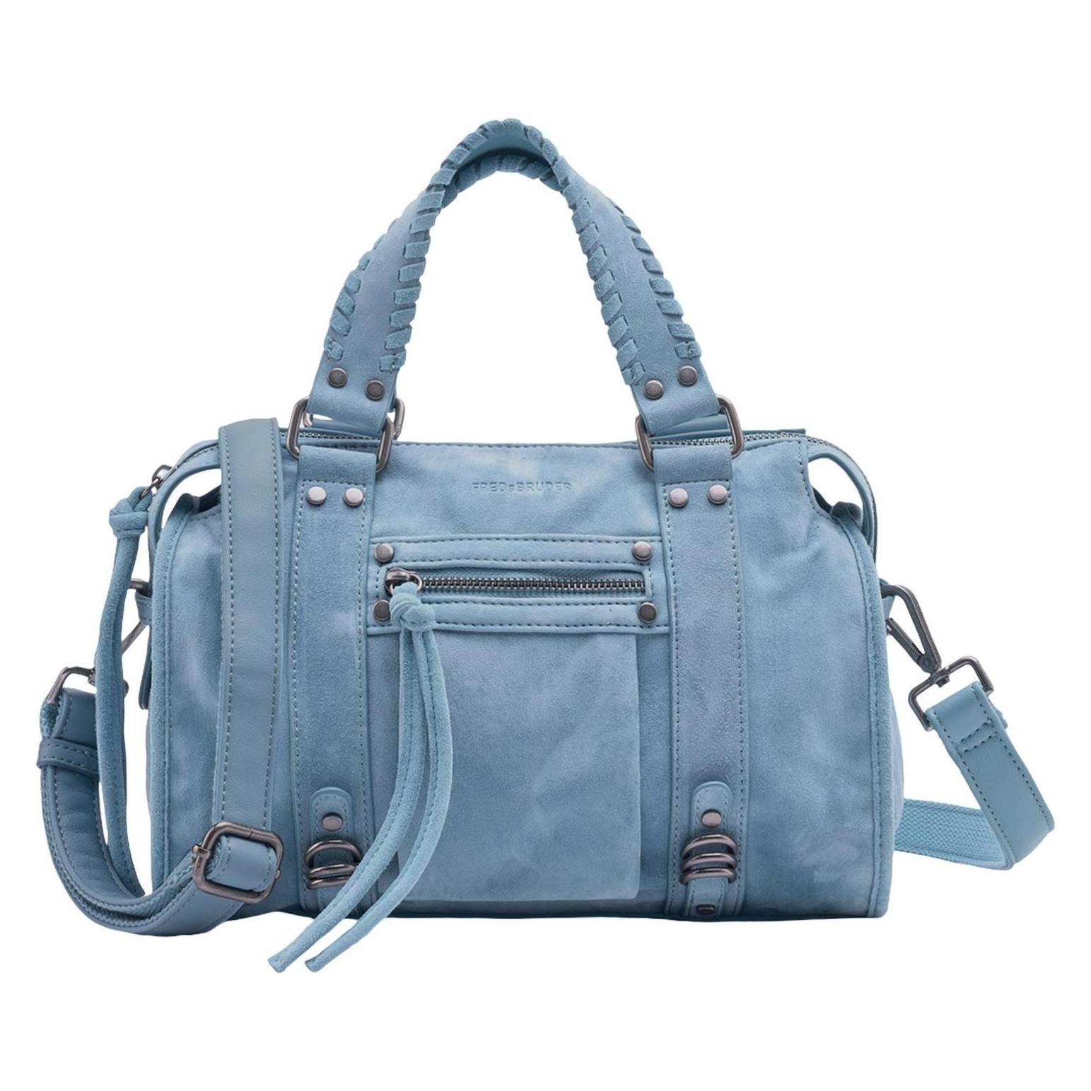 FredsBruder, Damen, Handtasche, Whipstitch Soul Collection Bowling Bag, Blau