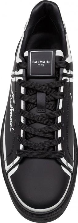 Image du produit Balmain b-court sneakers in leather with "je taime" print color black (41)