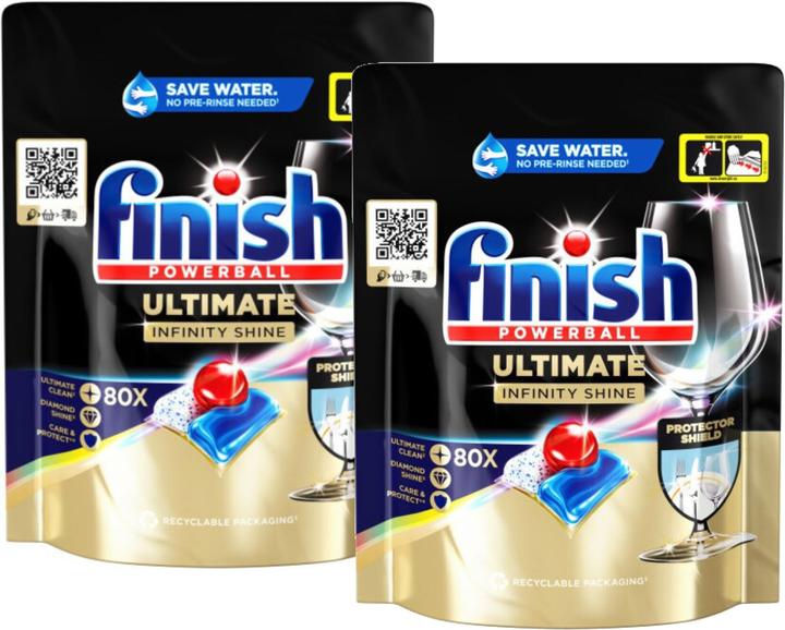 Produktbild Finish Ultimate Infinity Shine DUO 160 Tabs