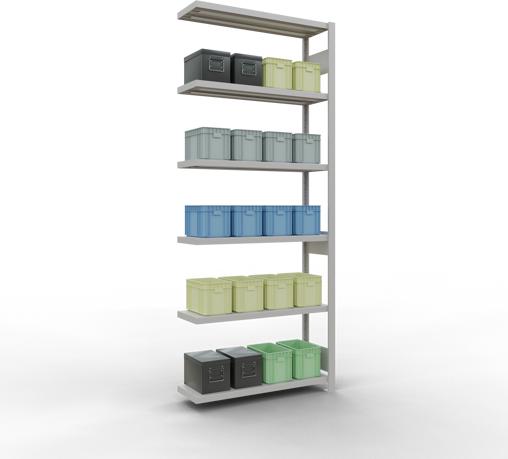 Actual product image Schulte Lagertechnik MULTIplus330 boltless bay system with length ledger