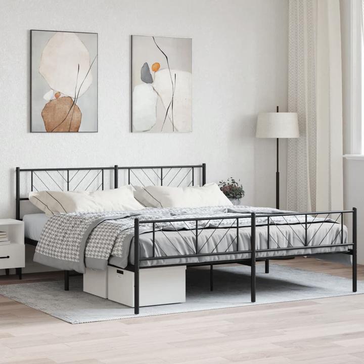 Produktbild vidaXL Metall Bettgestell (180 x 200 cm)