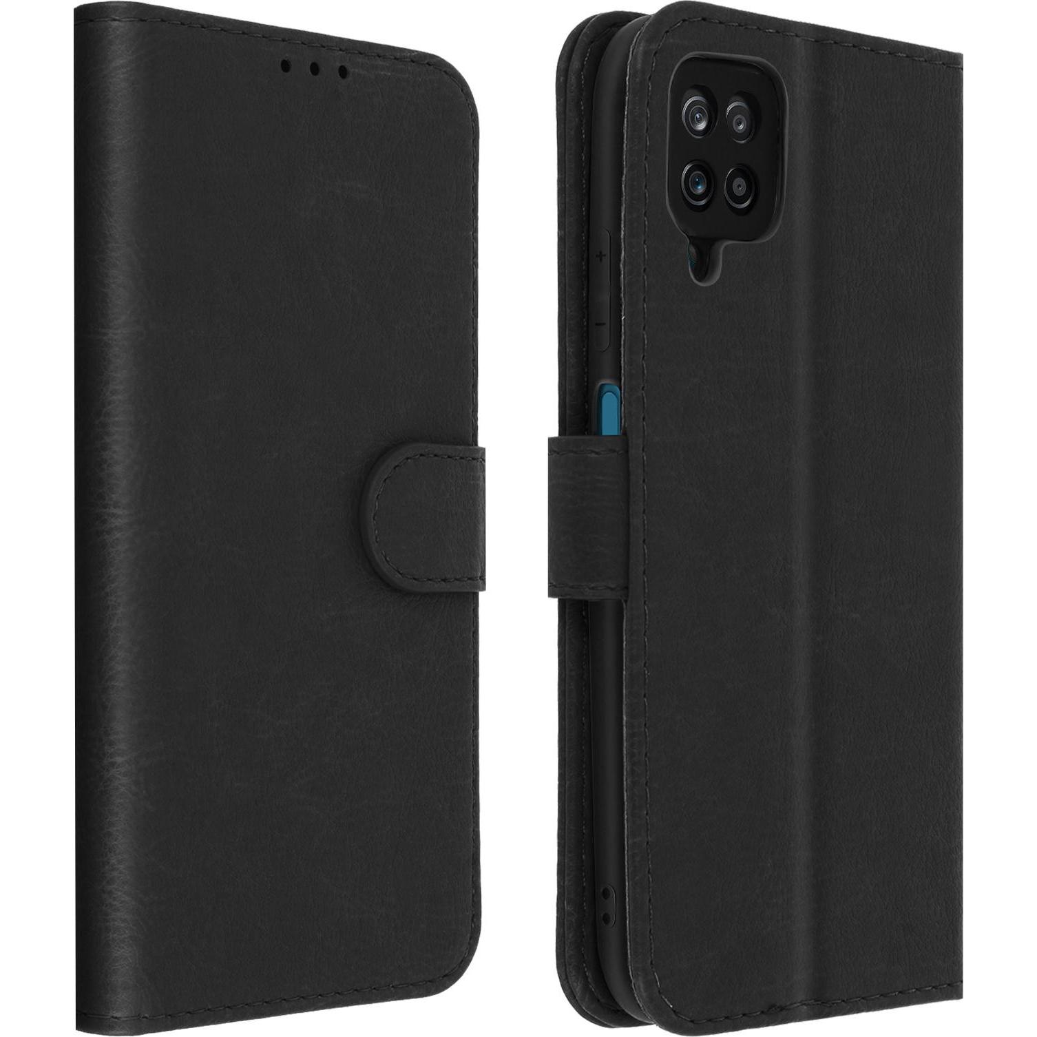 Avizar Chester Series (Samsung Galaxy A12), Smartphone Hülle, Schwarz