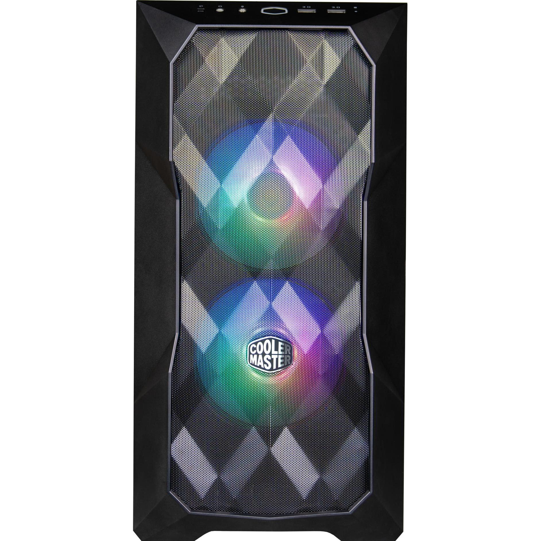 Cooler Master MasterBox TD300 Mesh (mATX, Mini-ITX), PC Gehäuse, Schwarz